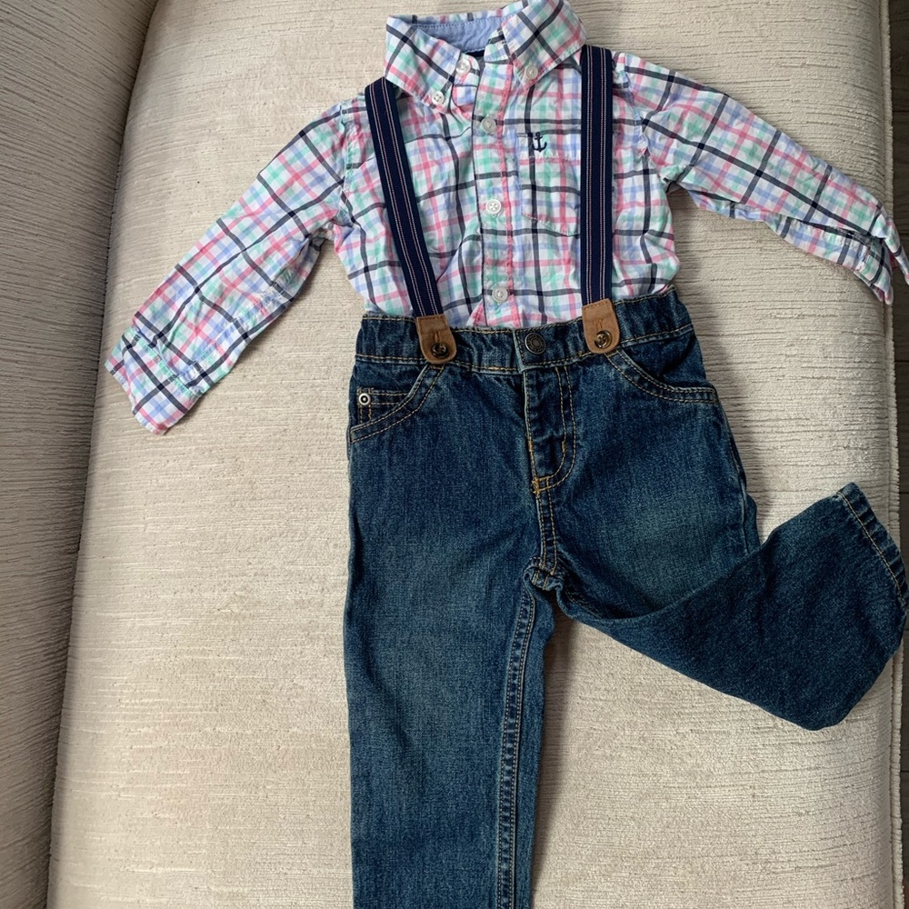Carter's Baby Boys' 3 Piece Dress Me Up Set